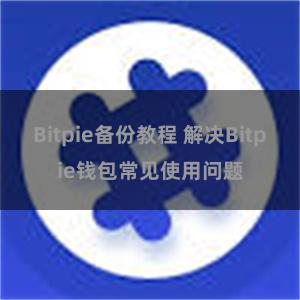 Bitpie备份教程 解决Bitpie钱包常见使用问题