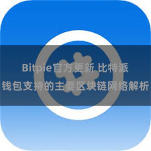 Bitpie官方更新 比特派钱包支持的主要区块链网络解析