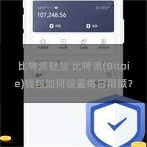 比特派轻量 比特派(Bitpie)钱包如何设置每日限额？