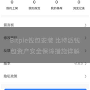 Bitpie钱包安装 比特派钱包资产安全保障措施详解